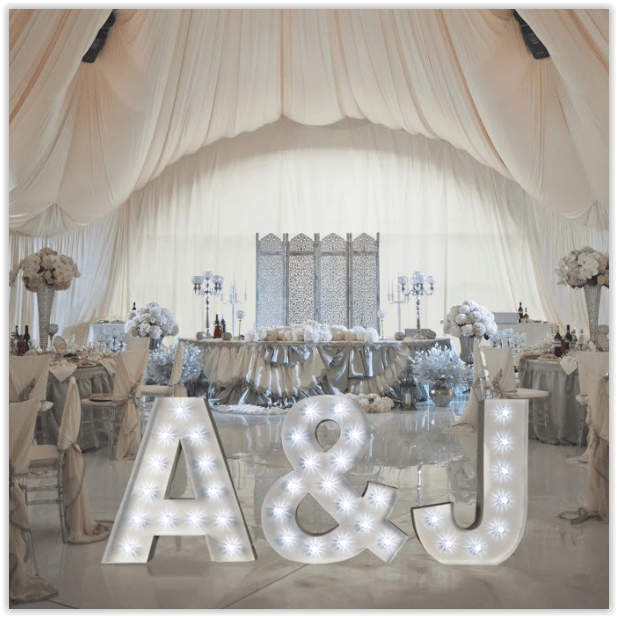 Thin Marquee letters - Marquee Letters - Per Letter - Homey Decoration